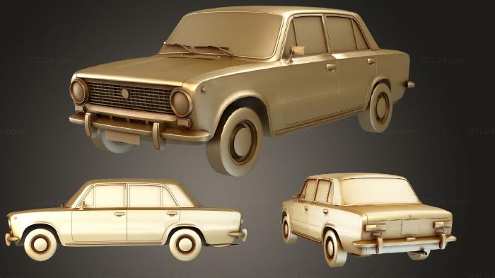 Vehicles (Seat 124, CARS_3403) 3D models for cnc